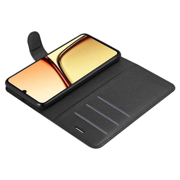 Etui för Realme C61 / C63 i JET BLACK Svart