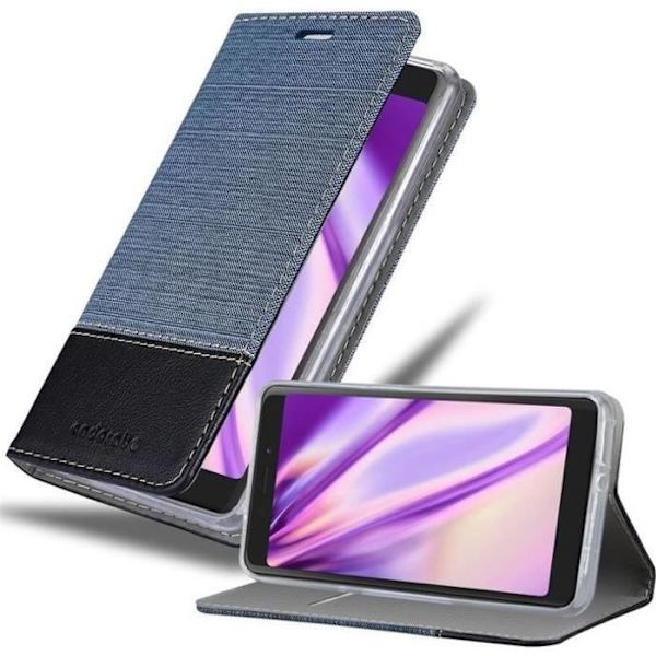 Cadorabo Fodral till WIKO TOMMY 3 i MÖRKBLÅ SVART