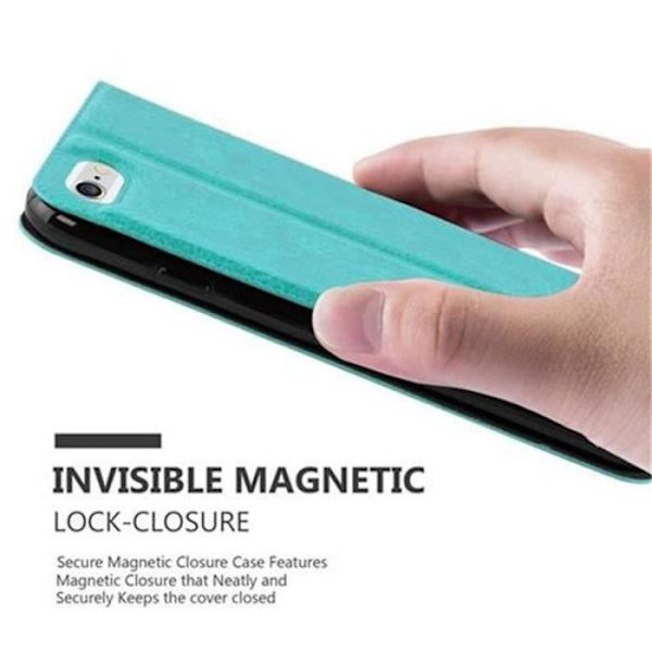 Apple iPhone 6 - iPhone 6S-fodral i MINT TURKOS från Cadorabo (Design VIEW) Fullt skyddsfodral med flipflik,