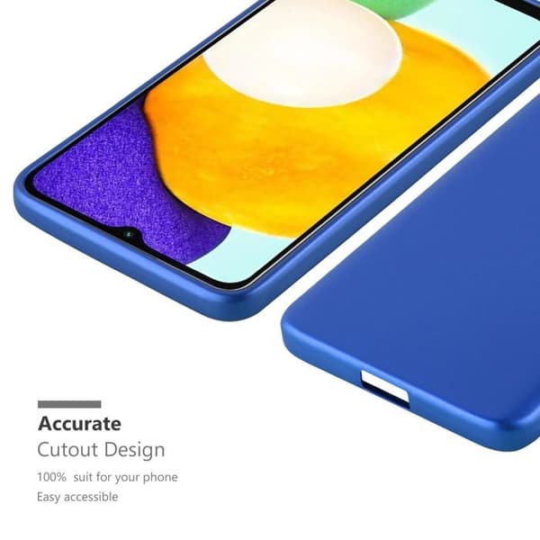 Skyddsfodral för Samsung Galaxy A13 5G Skyddsfodral i MATTE METALLBLÅ Design Blå