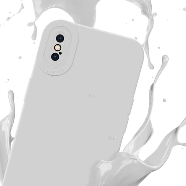 Skyddsfodral för iPhone XS MAX i FLUID VIT Stötsäker Vit