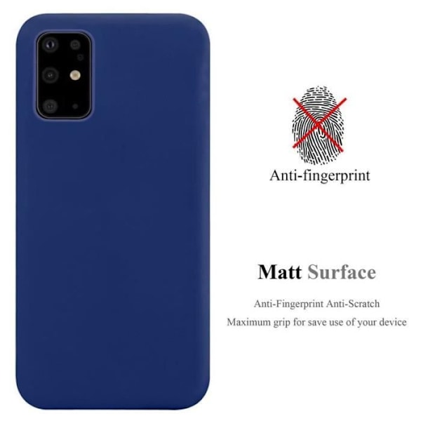 Skyddshuv - CADORABO - Samsung Galaxy S20 PLUS - Silikon TPU - Stötsäker - Tunn och lätt design Blå