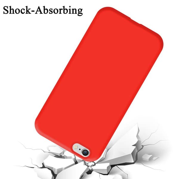 Skal för iPhone 6 PLUS / 6S PLUS Stötabsorberande i LIQUID RED Röd
