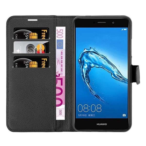 Fodral för Huawei Enjoy 7 PLUS i JET BLACK Svart
