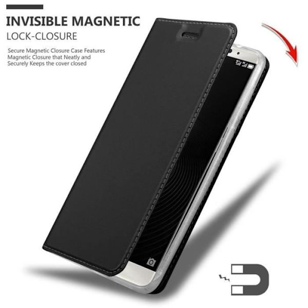 Cadorabo Fodral till Huawei MATE 8 i KLASSIG SVART
