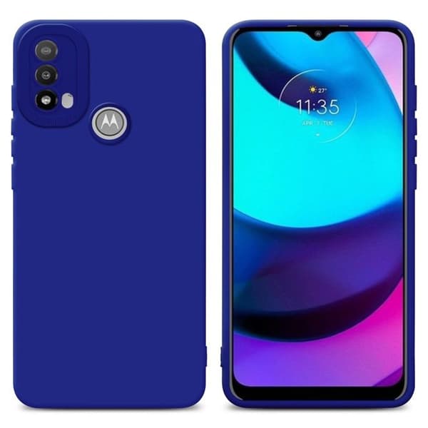 Skyddsfodral för Motorola MOTO E20 i FLUID BLÅ Stötsäker Blå