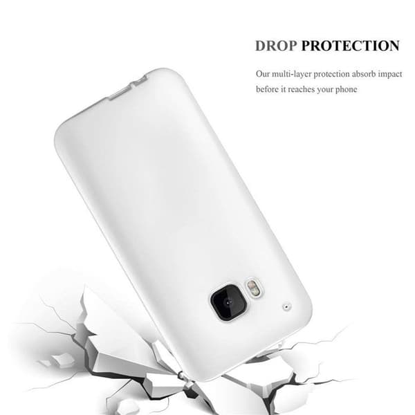 Skyddsskal för HTC ONE M9 Skyddsskal i MATTSILVER Metallic Design Grå