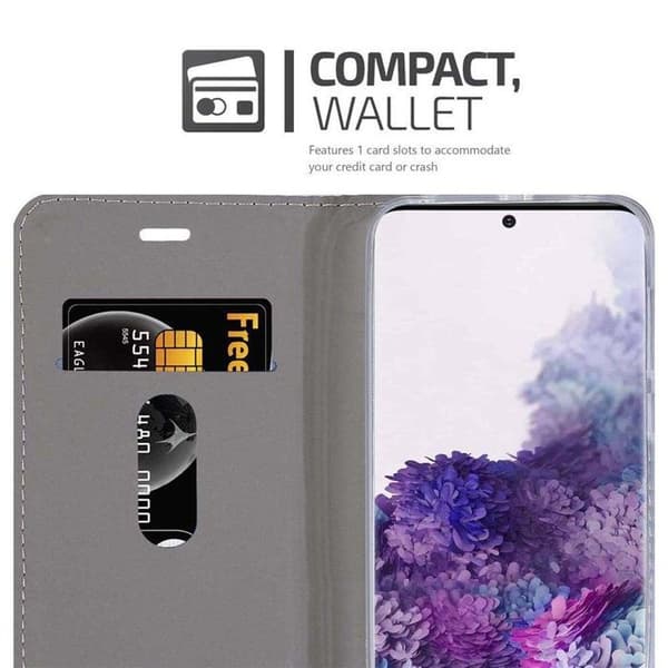 Skyddsfodral för Samsung Galaxy S20 PLUS i GRÅSVART Stötskyddande Etui Grå