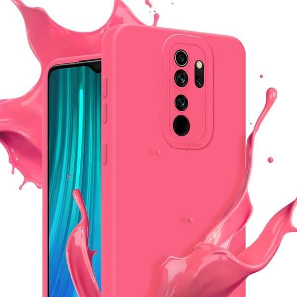 Skyddsfodral för Xiaomi RedMi NOTE 8 PRO i FLUID RÖD Stötsäker Skyddsfodral Röd