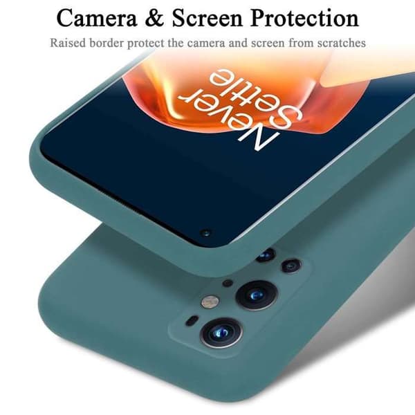 Skyddsfodral för OnePlus 9 PRO Stötskydd i LIQUID GREEN Grön