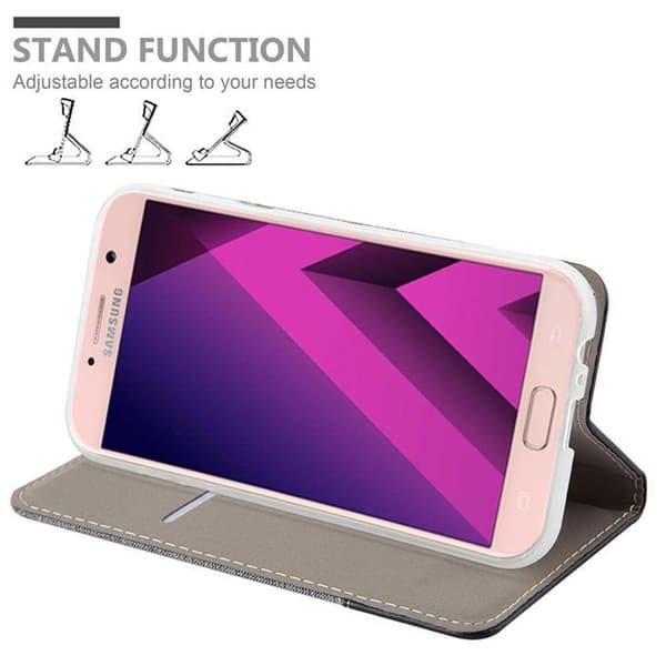 Skyddsfodral för Samsung Galaxy A7 2017 i GRÅ SVART Stötskyddande Etui Grå