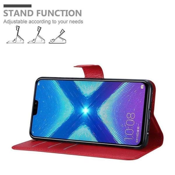 Fodral för Honor 8X i KIRSCHRÖD Röd