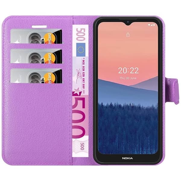 Etui för Nokia C21 i ORKIDÉ VIOLETT Violett