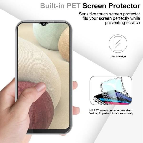 Coque - CADORABO - Samsung Galaxy A12 / M12 - Skydd 360° - Silikon TPU - Transparent Transparent