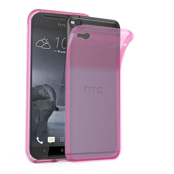 Cadorabo fodral för HTC One X9 - i rosa - Mjukt TPU silikonskyddsfodral med anti-chock