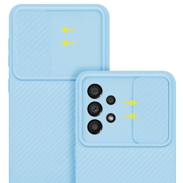 Hus för Samsung Galaxy A33 5G - CADORABO - TPU-silikonfodral - Skydd för kameran - Ljusblå Ljusblå