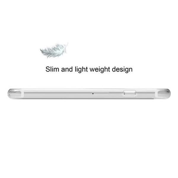 Transparent stötsäker silikonfodral för iPhone 7 / 7S / 8 / SE 2020 Vit