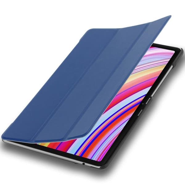 Fodral för Xiaomi Redmi Pad Pro Etui i MÖRKBLAU JERSEY Skydd Hölje Stötsäker Blå