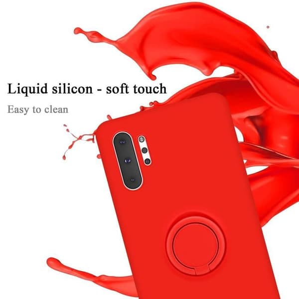 Skyddsfodral för Samsung Galaxy NOTE 10 PLUS i LIQUID RED Stötabsorberande skydd Röd