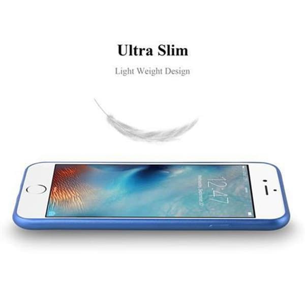 Skal för iPhone 6 PLUS / 6S PLUS Skyddsskal i MATTE METALLBLÅ Design Blå