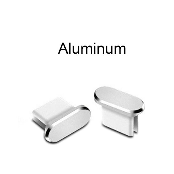 Skyddslock - CADORABO - USB C - Silver - Dammtät - Kompakt design