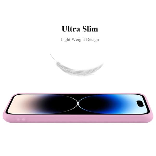 Skyddsfodral för iPhone 14 PRO MAX CANDY ROSE VIF Stötskyddande Silikon Ros
