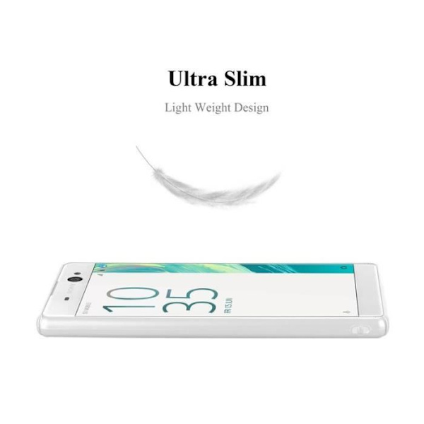 Coque - CADORABO - Sony Xperia XA - Hårt skydd - Matt metallisk design - Grå Grå