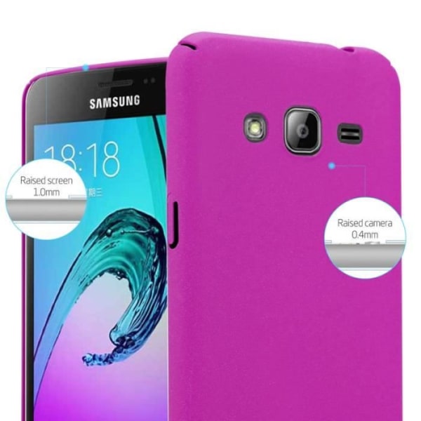 Coque - CADORABO - Samsung Galaxy J3 2017 - Hårt skydd - Matt design - Färg Rosa Rosa