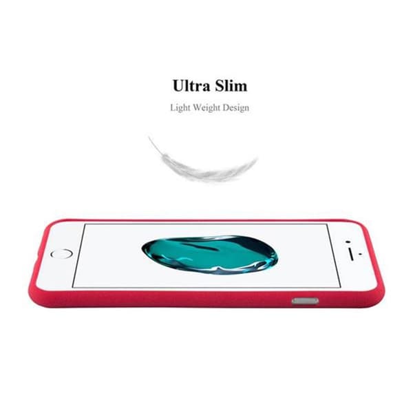 Skyddsfodral för iPhone 7 PLUS / 7S PLUS / 8 PLUS FROST RÖD Silikon TPU Röd