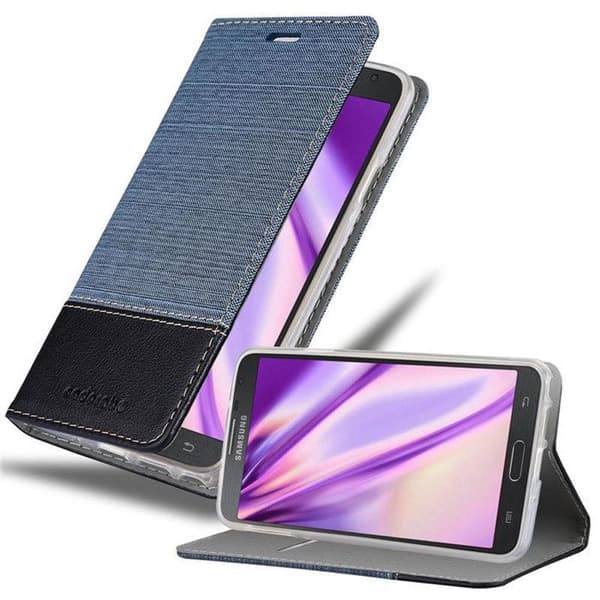 Skyddsfodral för Samsung Galaxy NOTE 3 NEO i BLÅ SVART Stötskyddande Etui Blå