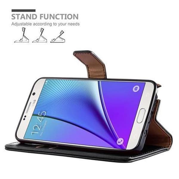 Skyddsfodral för Samsung Galaxy NOTE 5 i JET BLACK Svart