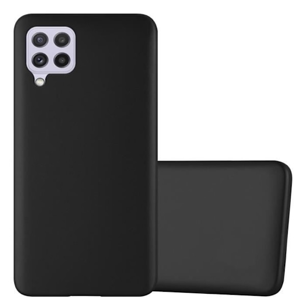 Coque - CADORABO - Samsung Galaxy A22/M22/M32 4G - Metallisk Svart - Skydd i Silicone TPU - Tunn Design Svart
