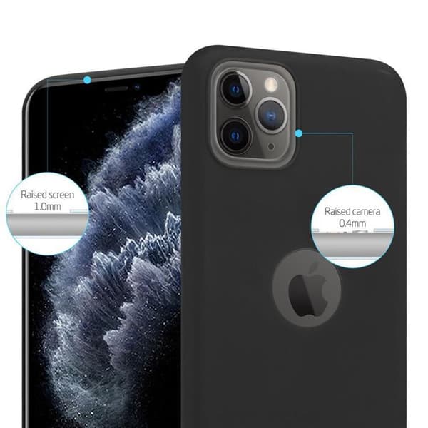 iPhone 11 PRO MAX CANDY SVART Skal Stötskydd Silikon Svart