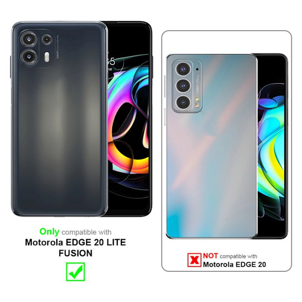 Coque för Motorola EDGE 20 LITE / FUSION Fodral i LIQUID GUL Etui Case Cover Skydd i Silicon TPU telefon mobil Gul