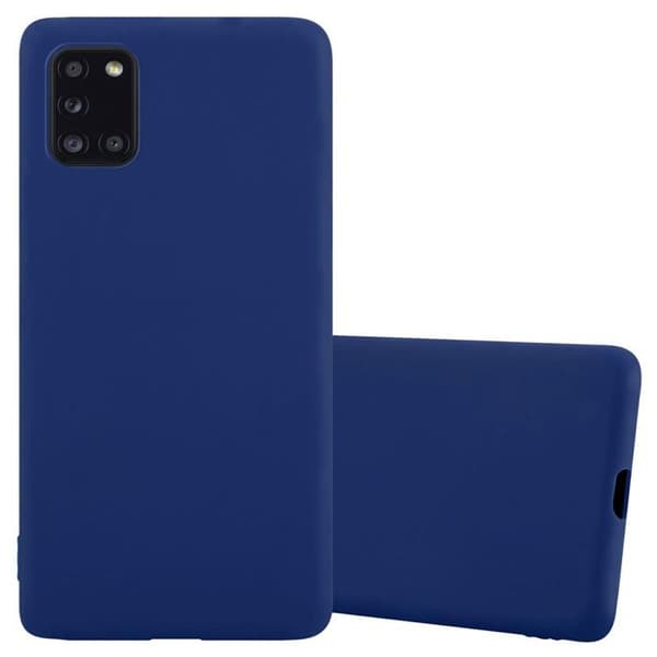 Skyddsfodral för Samsung Galaxy A31 CANDY MÖRKBLOMMA Stötskydd Silikon Blå
