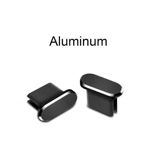Skyddslock - CADORABO - USB C - Svart - Dammtät - Kompakt design