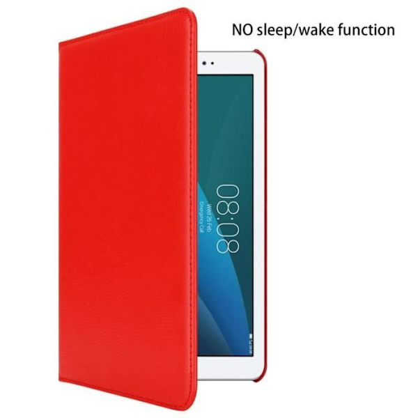 Tablet fodral - Cadorabo - Huawei MediaPad T1 10 - Röd - Syntetiskt läder - Inbyggd ställning Röd