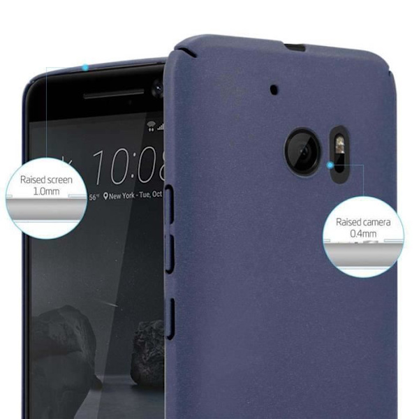 Coque - CADORABO - HTC ONE M10 - Stötskydd - Frostad Design - Färg Frosty Blå Frostig blå