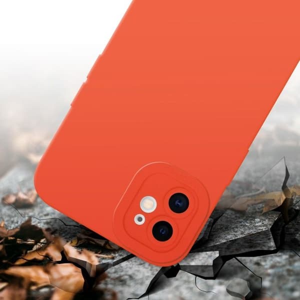 Skyddsfodral för iPhone 12 i FLUID ORANGE Stötsäker Apelsin