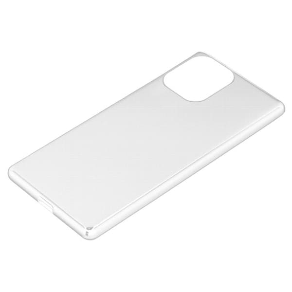 Transparent stötsäker silikonfodral för Oppo FIND X3 PRO Vit