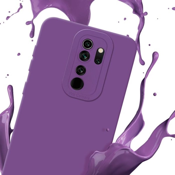 Coque för Xiaomi RedMi NOTE 8 PRO i FLUID VIOLET MAT Fodral Etui Case Cover i flexibelt TPU-silikon Skydd Lila