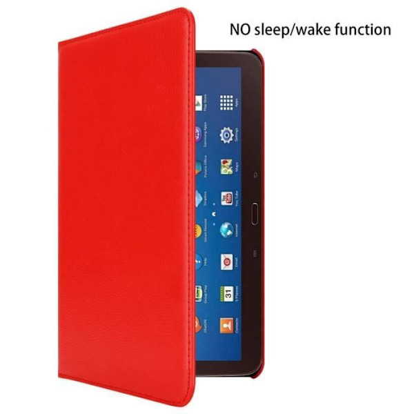 Cadorabo Fodral till Samsung Galaxy Tab 3 (10,1" Zoll) P5200 i rött - UTAN automatisk väckning