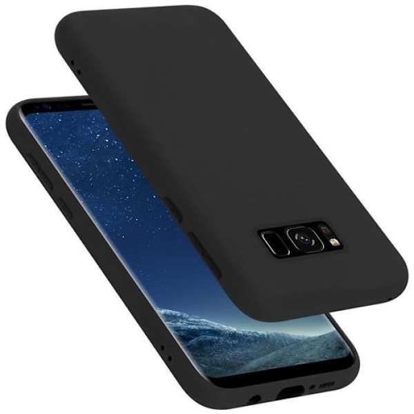 Cadorabo skal för Samsung Galaxy S8 Plus - i svart - Flexibel TPU-silikon Svart