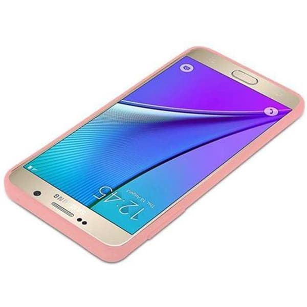 Skyddsfodral för Samsung Galaxy NOTE 5 CANDY ROSE VIF Stötsäker Silikon Ros