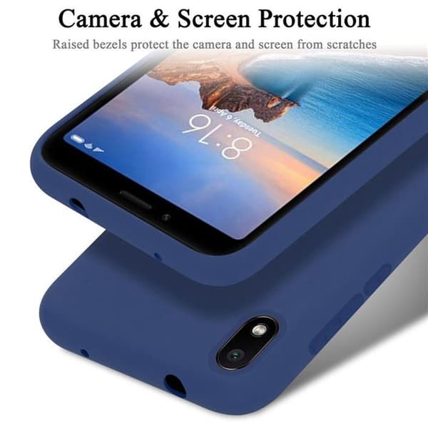 Skal för Xiaomi RedMi 7A Stötabsorberande i LIQUID BLUE Blå