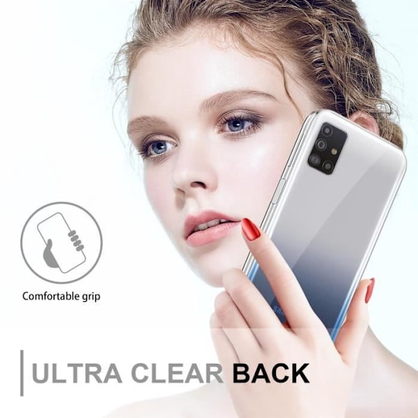 Cadorabo Fodral för Samsung Galaxy M31s i Transparent Fodral 360° Helkroppsskydd Skärmskydd