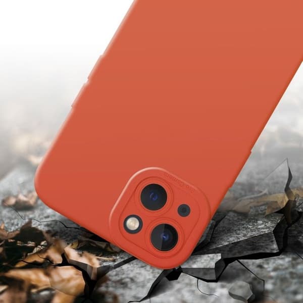 Skyddsfodral för iPhone 14 PLUS i FLUID ORANGE Stötsäker Apelsin