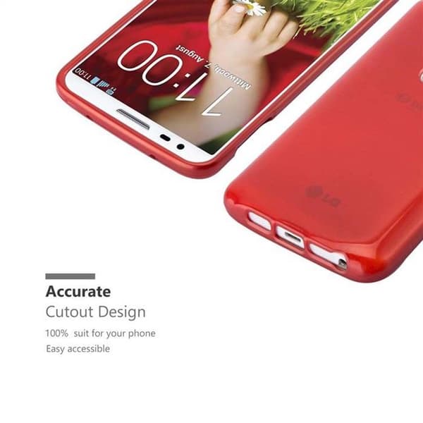 Skal för LG G2 MINI RÖD Stötskydd Röd