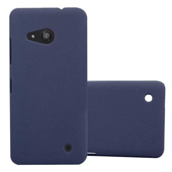 Cadorabo Fodral till Nokia Lumia 550 - i FROSTY BLUE - Slag- och reptålig hårdplastfodral