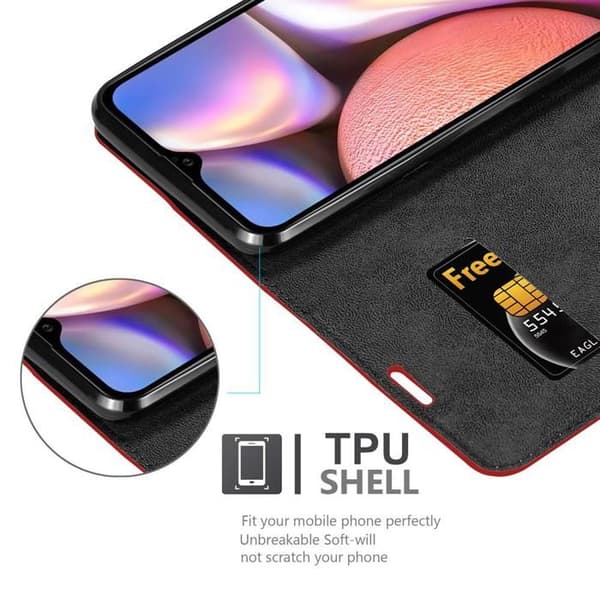 Fodral för Samsung Galaxy A10s / M01s i ÄPPLE RÖD Röd